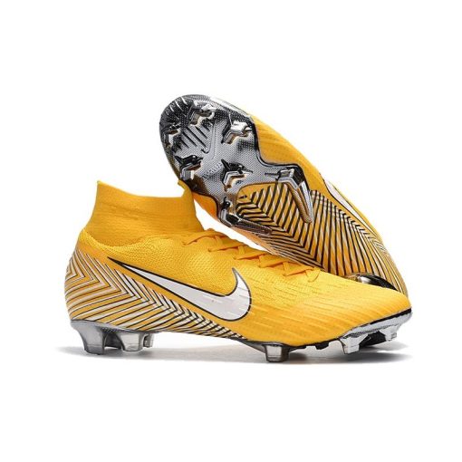 Neymar Nike Mercurial Superfly 6 Elite FG voor Kinderen - Geel Wit_1.jpg